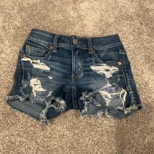 American Eagle jean shorts.